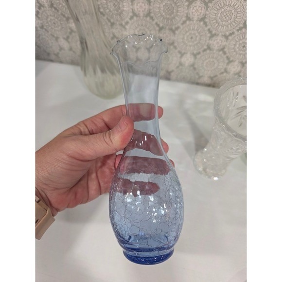 Lenox Fine Crystal Vase Czech Republic Cut Glass Bud Vase + More Unbranded - Picture 10 of 10